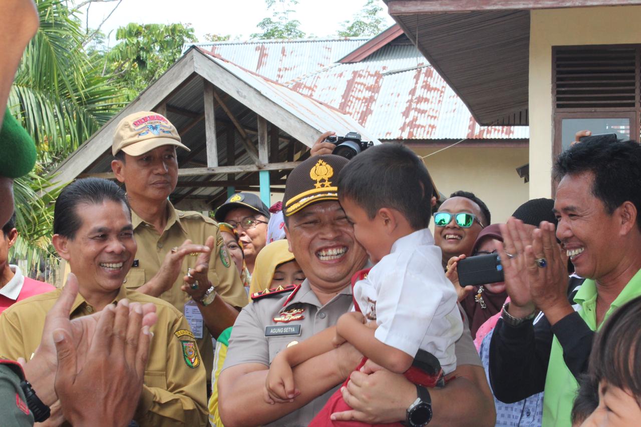 Alvin Aprilio, Bocah Kelas 1 SDN 017 Pulau Kampai Kuansing Yang Ingin Jadi Polisi